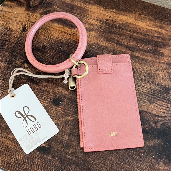 HOBO Accessories - Hobo Ring Credit Card Wristlet, rose leather